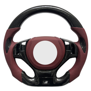 Accesorios para Auto: Volante de Cuero Rojo y Fibra de Carbono para <span class=keywords><strong>Lexus</strong></span> IS/ES/RC ES350 ES300 IS300 IS350 - Product Image 1