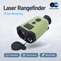 Monoculaire thermique IP67 avec portée de détection de 6 km, télémètre laser multi-cibles, données APP en temps réel via Wi-Fi pour l'observation nocturne