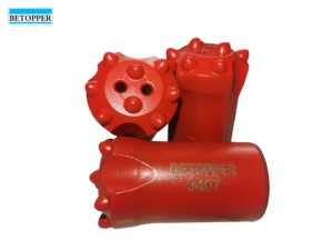 Promozione per Punta da Trapano Conica in Carburo Forgiato 34mm 7 Gradi 8 Punte Balistiche Lunghezza Falda 60mm per Perforazione Roccia Estrazione Mineraria - Product Image 3