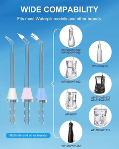 Leistungs starker schnur loser 350-ml-Wasser-Zahnseide Tragbarer OLED-Display-Mund dusche mit 5 Druck modi für den Heimgebrauch - Product Image 5