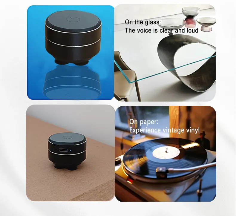 Nieuw Ontwerp Goedkope Bluetooth Beengeleiding Draait Alles Wat Draadloze Draagbare Mini Metalen Waterdichte Levendige Luidspreker