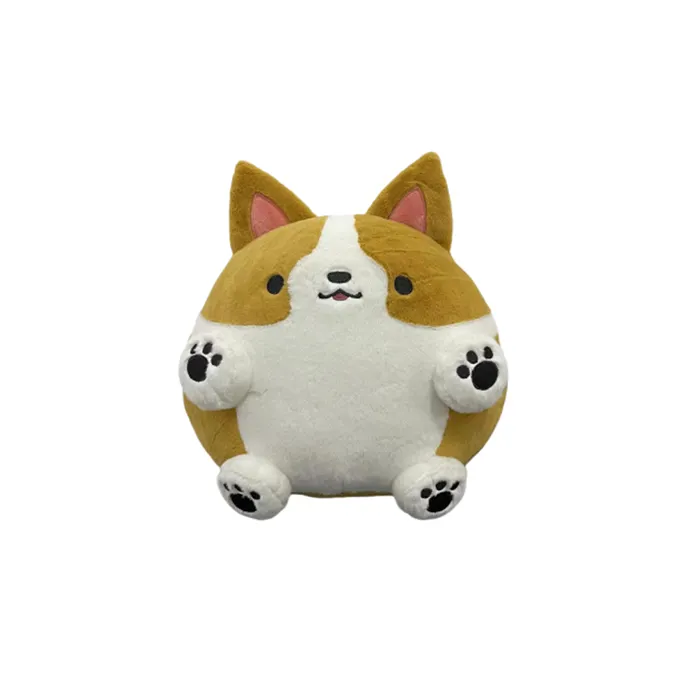 High quality dog mascot soft skin unstuffed animal cartoon pet toys plush