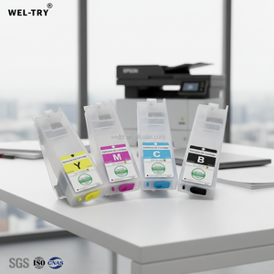 Cartouches d'<span class=keywords><strong>encre</strong></span> vides rechargeables WEL-TRY T9451 T9452 T9453 T9454 avec puce permanente pour imprimantes <span class=keywords><strong>EPSON</strong></span> WF C5210 C5710 C5290 - Product Image 5