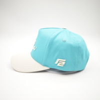 Gorra de Béisbol Deportiva de Dos Tonos, 5 Paneles, con Bordado a Mano, Estilo Oxford, Unisex, Ajustable, Estilo Hip Hop