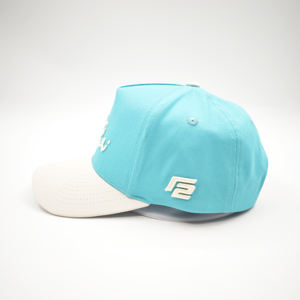 Casquette de baseball structurée bicolore 5 panneaux best-seller – Casquette unisexe à visière plate brodée en jersey avec motif fruit pour le streetwear hip-hop - Product Image 3