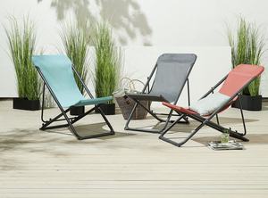 Chaise de plage pliante inclinable Chaise de plage compacte <span class=keywords><strong>Penco</strong></span> avec 3 positions réglables - Product Image 4