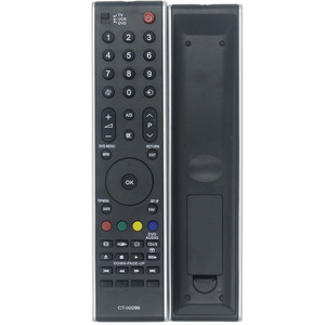 คริสตัลบีดส์รีโมทคอนโทรล CT-90296 สำหรับโตชิบาทีวี 32X3000C 42X3300C 46X32X3300C รหัสคงที่สีดำ - Product Image 5