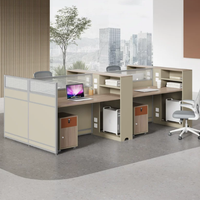 Nuevas Estaciones de Trabajo Modernas Personalizables de Color Naranja para Oficina, Escritorios Individuales para Personal de Empresa