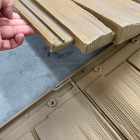 Einfach zu installierende leichte Polymer-Verbund dachziegel 1PC Holz optik Braun Schwarz Synthetische Zedern schindeln