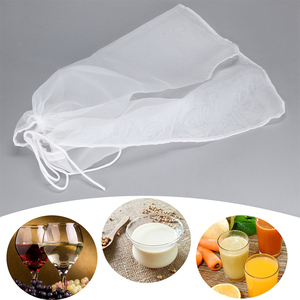 120 maille brassage filtre sac cordon tendeur cylindre bière vin Homebrew réutilisable filtrage Fine maille en <span class=keywords><strong>Nylon</strong></span> passoire - Product Image 5