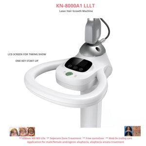 Máquina de Terapia Capilar con Láser Nd:YAG Q-Switched de 650nm para el Crecimiento del Cabello y Tratamiento de Alopecia <span class=keywords><strong>Areata</strong></span> con Enfriamiento por Aire - Product Image 5