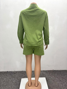 <span class=keywords><strong>Completo</strong></span> di abbigliamento femminile africano, set primaverile ed estivo casual con <span class=keywords><strong>camicia</strong></span> a maniche lunghe <span class=keywords><strong>e</strong></span> <span class=keywords><strong>pantaloncini</strong></span>, due pezzi per <span class=keywords><strong>donna</strong></span> - Product Image 6