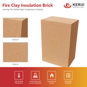 Ladrillo Refractario Resistente a Altas Temperaturas, Ladrillo de Arcilla Refractaria Kerui para la Fabricación de Acero y Hierro - Product Image 2