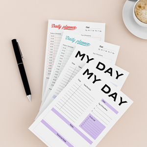 Bloc de notas de Planificador de tareas semanal Premium personalizado de 50 hojas, lista de tareas y lista de verificación de regalos con impresión de logotipo corporativo - Product Image 1