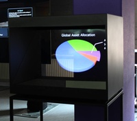 Projecteur holographique Holocube 65 pouces 3D accessoire d'équipement de présentation d'hologramme à 180 degrés