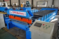 Machine à fabriquer des panneaux de toiture ondulés en acier verni coloré, épaisseur de laminage 0,2-8 mm, machine à fabriquer des panneaux de toiture monocouche