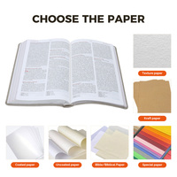 Impression personnalisée de livres bibliques reliés de haute qualité, design personnalisé imprimé sur du papier bible cartonné, livre relié rigide
