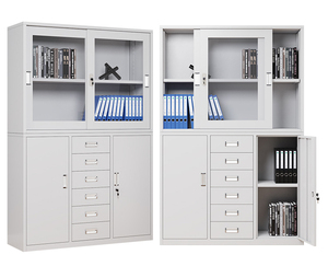 Armoires de rangement chimiques avec portes, armoires de rangement métalliques, armoires à médicaments pour bureau, laboratoire, hôpital - Product Image 6