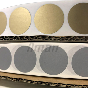 Custom Orders Accepted Round 25mm Dark Gray PET <b>Scratch</b> off Stickers Gold 1 Inch Anti-Counterfeit for <b>Scratch</b>-Off Game - Product Image 1