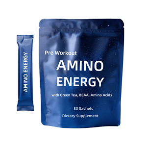 wholesale supplement Pre Workout Amino Energy Powder sport support Amino Acids Sachets powder with Green Tea BCAA for Adults - Product Image 1