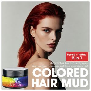 แว็กซ์เปลี่ยนสีผมชั่วคราว สีติดเร็ว ไม่เหนียวเหนอะหนะ เบาสบาย ติดทนนาน มีหลายสี สำหรับจัดแต่งทรงผม - Product Image 2