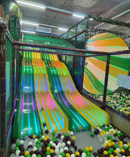 Hogwood Indoor Soft Play Equipment Fun Slide and Role Play for All Ages of Kids for Children's Entertainment