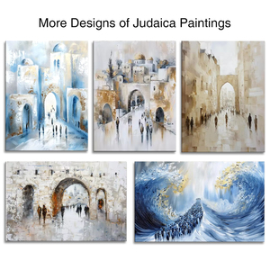 Ban đầu tường trang trí nội thất Vải Jerusalem kotel Tôn Giáo bức Tranh phong cảnh đương đại người Do Thái nghệ thuật in - Product Image 6