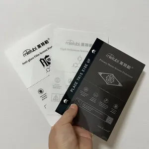 50 cái/gói mietubl linh hoạt Hydrogel phim HD sự riêng tư Matte điện thoại màu xanh bảo vệ màn hình cho máy cắt mà không cần cắt mã <span class=keywords><strong>QR</strong></span> Devia - Product Image 2