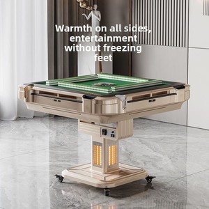 Fully Automatic Silent Mahjong Machine Foldable Low Noise 2 1 Dual Purpose Table Shuffling Heating Mahjong Table Fully Automatic - Product Image 2