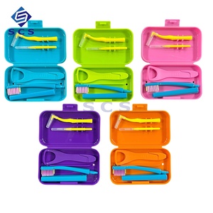 <span class=keywords><strong>Kit</strong></span> di strumenti ortodontici per la pulizia dei denti per la cura orale della scatola dello spazzolino dentale - Product Image 1