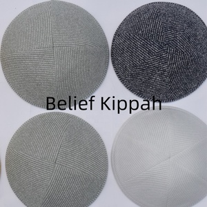 Creencia Hombre judío Bar Mitzvah Fiesta <span class=keywords><strong>DE</strong></span> BODA Fleuri Yarmulka Algodón a cuadros Hombre Skullcap Kippah Kippot Sombrero - Product Image 3