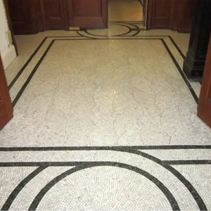 Azulejo de mosaico de mármol blanco con forma de abanico personalizado, mosaico de pared de baño contra salpicaduras, azulejo de suelo, mármol Galala, azulejos de escamas de pescado, mosaico - Product Image 2