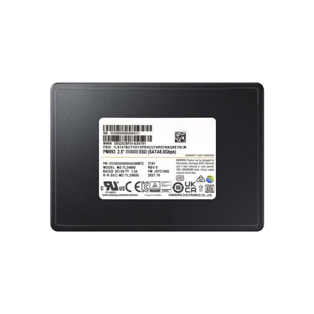 Glorexon PM893 480G Enterprise-level Internal SATA 3.0 2.5'' Server SSD with 520 Write Speed