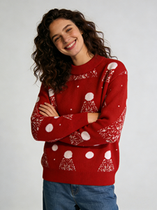 Áo len Giáng sinh nữ, áo thun Giáng sinh nữ, áo hoodie nữ, áo sweatshirt, bộ quần áo Giáng sinh, nhà sản xuất - Product Image 2