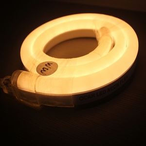 Tube lumineux LED néon flexible en PVC étanche IP68 pour extérieur, blanc chaud, 26*15mm - Product Image 2