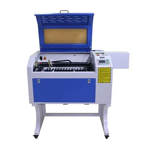 Máquina de gravação a laser CO2 para mesa 6040/4060, sistema off-line, mesa em favo de mel, tamanho de trabalho de alta velocidade 600x400mm