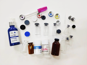 Flacone in <span class=keywords><strong>Vetro</strong></span> Blu da 10ml con Tappo in Gomma, Personalizzabile con Logo, Disponibile in Pronta Consegna - Product Image 6