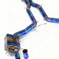 Échappement Catback en Alliage de Titane avec Valve Électronique pour Mercedes-Benz C63 AMG W205 4.0T – Puissance et Couple Améliorés de Manière Complète