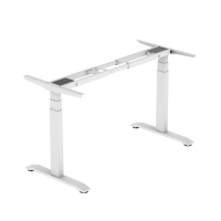 Table basse réglable avec cadre de bureau élévateur motorisé intelligent ergonomique Bureau debout moderne extensible avec double moteur OEM ODM