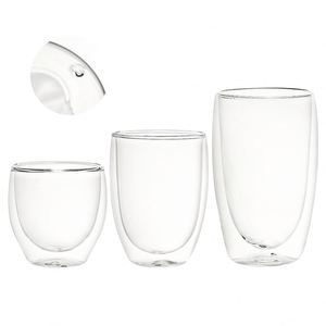 USA RTS 8oz 12oz 15oz Pre-drilled Double Walled Insulated Snow Globe White Wine <b>Glass</b> <b>Tumbler</b> Mugs Cup for DIY Glitter - Product Image 1