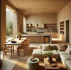 CBMmart Modern Akıllı Mutfak Dolapları, Dokunmatik Sensörlü Açılış Özellikli, Teknolojiye Uygun Ev Sahipleri İçin Masif Ahşap Mutfak Dolabı - Product Image 5