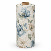 Tissu taffetas tissé 300T 100% polyester imprimé numériquement, géométrique, pour emballage cadeau