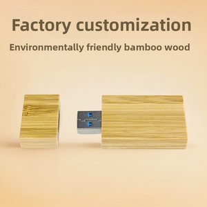 แฟลชไดรฟ์ USB ไม้ไผ่สั่งทำได้จากโรงงานกล่องของขวัญสไตล์ INS เป็นมิตรกับสิ่งแวดล้อม - Product Image 2