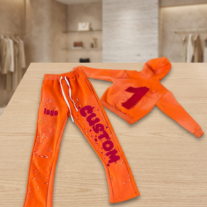 Conjunto de Pantalones y Sudadera de Forro Polar Personalizados para Hombre con Bordado - Product Image 2
