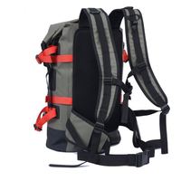 Sac à dos multifonctionnel imperméable avec fermeture éclair frontale et boucle de poitrine réglable pour la randonnée, la plongée, le rafting, les voyages en plein air et le rangement