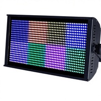 Projecteur stroboscopique LED 8 zones IP65 Pknight 960 RGB SMD 3-en-1 en cuivre pour scène, club et DJ