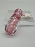 Gloss à lèvres liquide imperméable Beauty Sakura, portable, hydratant, haute pigmentation, longue durée, hydratant, rose scintillant pour filles