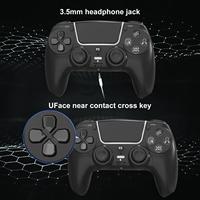 Hall Effect PS5 Wireless Gamepad, Sensor Gerak 6-Axis Terintegrasi & Getaran Ganda, Pengontrol Kompatibel Bluetooth untuk Gaming PS5.