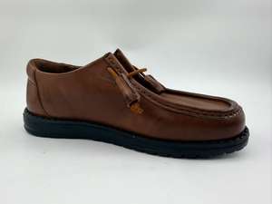 Zapatos de Baile Clásico de Alta Calidad, Negros, de Cuero Genuino, Planos, para Danza Folclórica, Representativos de Danza Nacional - Product Image 1