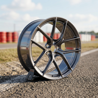 Rines Forjados de 1 Pieza de 18 y 19 Pulgadas, 5x120 mm, 6061-T6, Monobloque, Peso Único de 7.2 kg, Centrado en el Eje, JWL VIA para Subaru BRZ GR86 Miata OEM